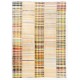 Hand-Woven Striped Cotton Kilim, Flat-Weave Rug