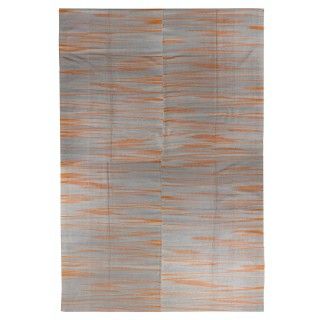 Modern Anatolian Double Sided Kilim Rug, 100% Wool, Custom Options Available