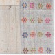 Handwoven Turkish Kilim, Cotton and Goat Hair Flatweave Rug with Colorful Floral Motifs, Adjustable Size