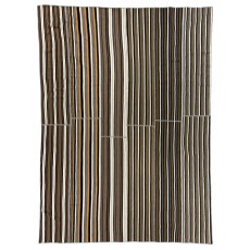 Vintage Large Striped Nomadic Turkish Kilim Rug