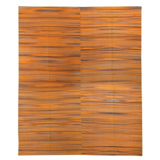 Modern Anatolian Double Sided Kilim Rug, 100% Wool, Custom Options Available