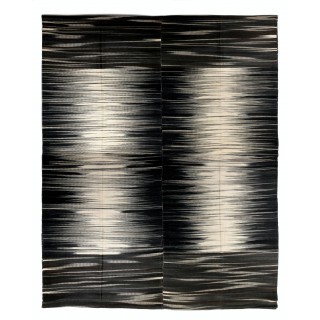 Modern Anatolian Double Sided Kilim Rug, 100% Wool, Custom Options Available