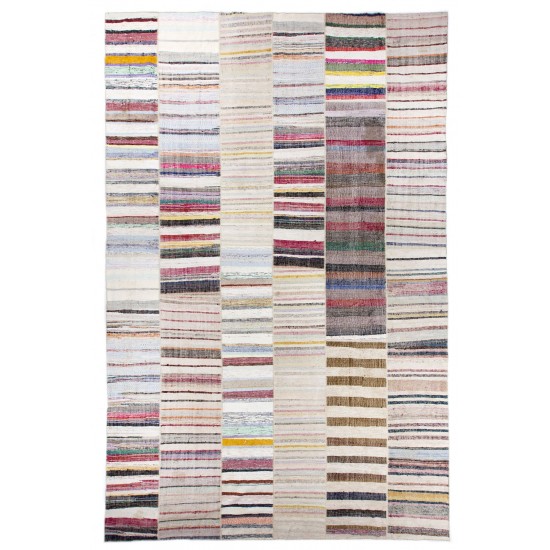 Fantastic Oversized Cotton Turkish Kilim Fantastic Oversized Cotton Turkish Kilim