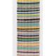 Extra-Long & Narrow Hallway Runner, Striped Handmade Turkish Kilim Rug