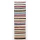 (Adjustable) Extra-Long and Narrow Vintage Striped Cotton Runner Kilim (Adjustable) Extra-Long and Narrow Vintage Striped Cotton Runner Kilim