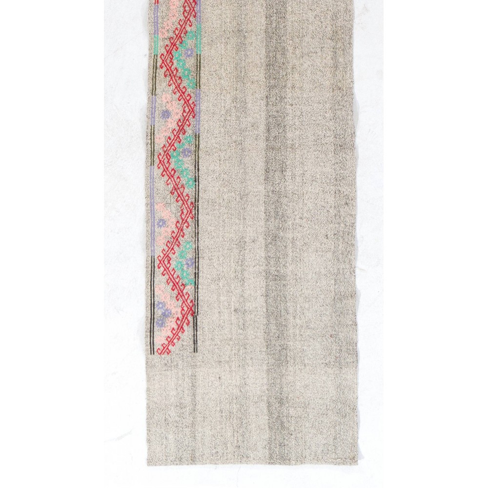 Adjustable - Extra Long & Narrow Vintage Handmade Runner Kilim Rug