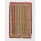 Vintage Anatolian Jijim Kilim Rug. One of a Kind Hand-woven Carpet