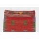 Hand-woven Vintage Anatolian Kilim, Flat-Weave Rug. Hand-woven Vintage Anatolian Kilim, Flat-Weave Rug.