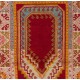 Unusual Semi Antique Turkish Kirsheir Prayer Rug