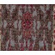 Handmade Floral West Anatolian Runner Rug on Sky Blue Ground