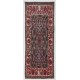 Unusual Floral West Anatolian Runner on Sky Blue Ground