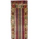 Vintage Konya Runner Rug with All Vegetal Dyes