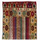 Vintage Konya Runner Rug with Natural Vegetable Dyes