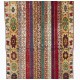 Vintage Konya Runner Rug with Natural Vegetable Dyes