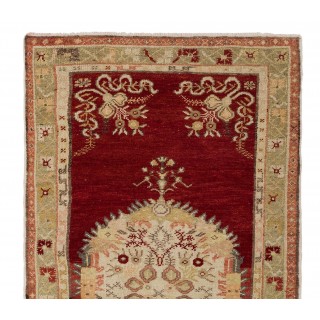 Handmade Vintage Turkish Village Rug Handmade Vintage Turkish Village Rug