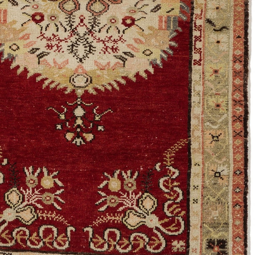 Handmade Vintage Turkish Village Rug