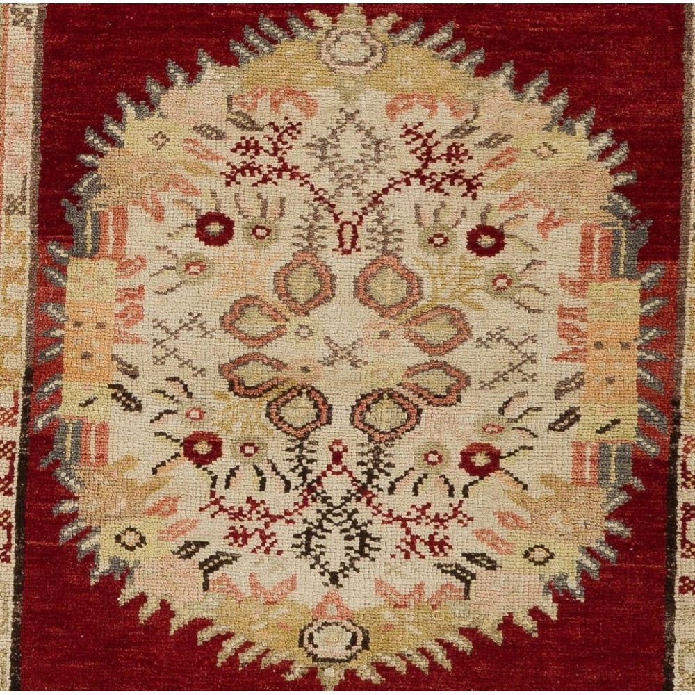 Handmade Vintage Turkish Village Rug
