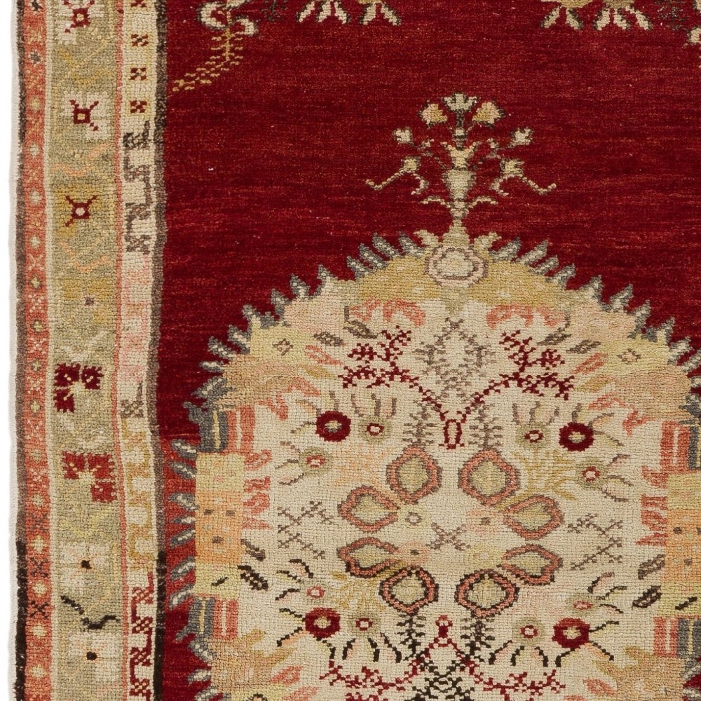 Handmade Vintage Turkish Village Rug