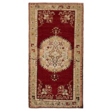 Handmade Vintage Turkish Village Rug