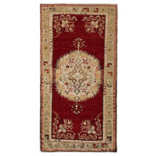Handmade Vintage Turkish Village Rug