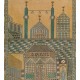 1940s Pictorial Prayer Rug from Konya, Inscribed as MEVLANA Rumi, Poet 1940s Pictorial Prayer Rug from Konya, Inscribed as MEVLANA Rumi, Poet