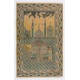 1940s Pictorial Prayer Rug from Konya, Inscribed as MEVLANA Rumi, Poet 1940s Pictorial Prayer Rug from Konya, Inscribed as MEVLANA Rumi, Poet