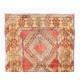 Unique Vintage Handmade "Tulu" Rug from Konya. 100% Wool Carpet