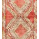 One-of-a-Kind Vintage Handmade "Tulu" Rug from Konya. 100% Wool Carpet
