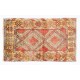 Unique Vintage Handmade "Tulu" Rug from Konya. 100% Wool Carpet
