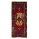 Distressed Vintage Oriental Rug, HandKnotted Wool Carpet Floor Covering Distressed Vintage Oriental Rug, HandKnotted Wool Carpet Floor Covering
