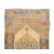 Vintage Handmade Turkish Area Rug, Authentic 1940s Floor Covering, Unique Carpet