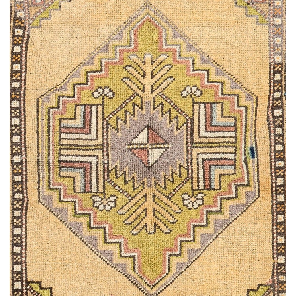 Vintage Handmade Turkish Area Rug, Authentic 1940s Floor Covering, Unique Carpet