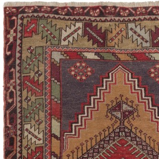 Authentic Handmade Vintage Turkish Tribal Rug