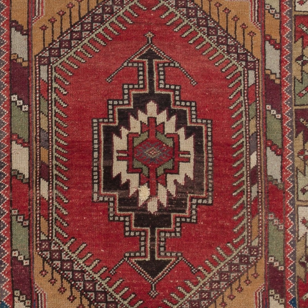 Authentic Handmade Vintage Turkish Tribal Rug
