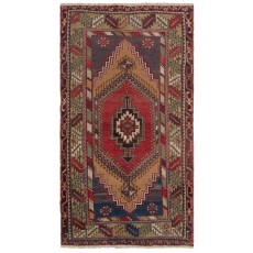 Authentic Handmade Vintage Turkish Tribal Rug