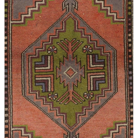 Vintage Anatolian Village Rug, Traditional Oriental Carpet, Soft Wool Pile