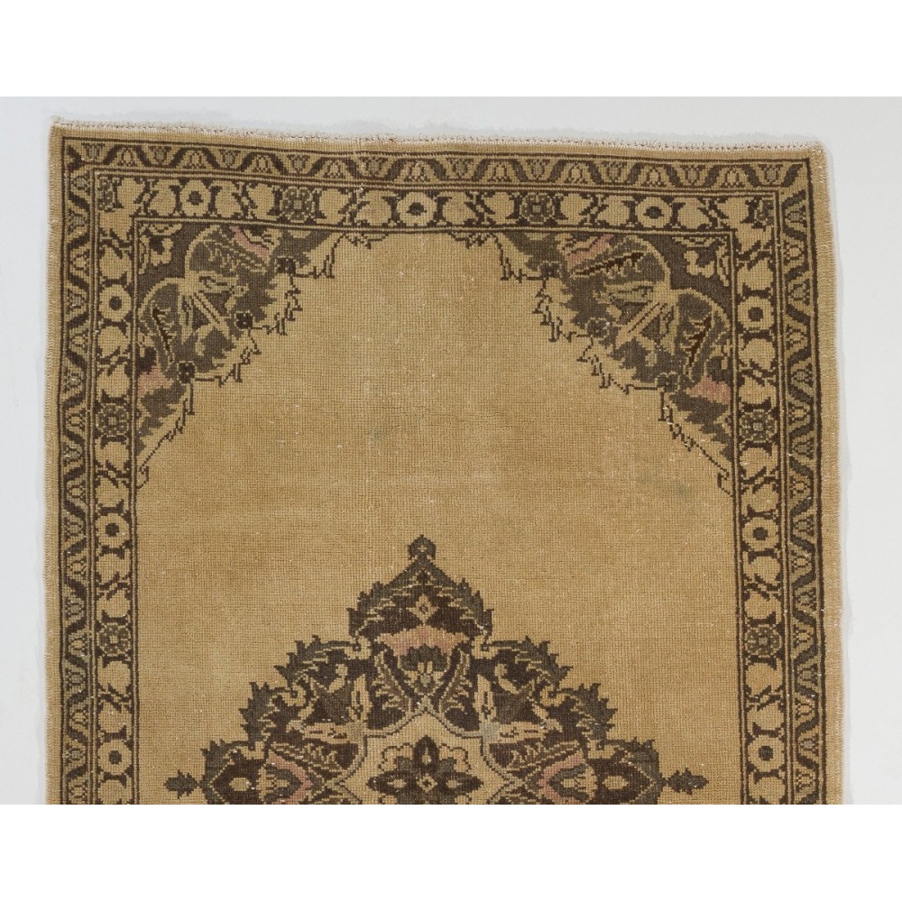 Handmade Vintage Turkish Village Rug