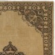 Vintage Hand-Knotted Turkish Wool Accent Rug in Beige and Brown Vintage Hand-Knotted Turkish Wool Accent Rug in Beige and Brown