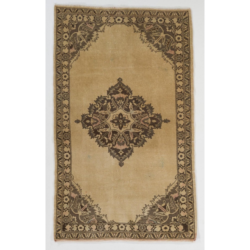Handmade Vintage Turkish Village Rug