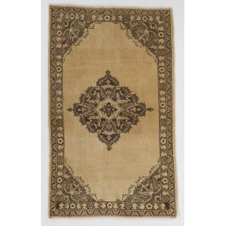 Handmade Vintage Turkish Village Rug