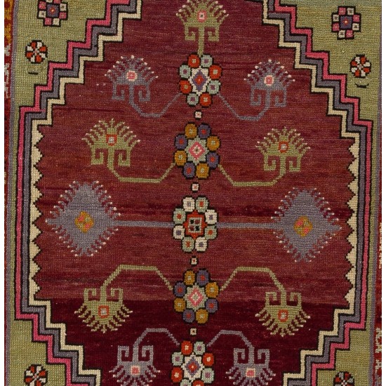 Fantastic Vintage Turkish Dazkiri Village Rug, One of a Kind