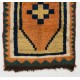 Antique Gabbeh Rug with Geometric Medallion Design. Made of Wool. Antique Gabbeh Rug with Geometric Medallion Design. Made of Wool.