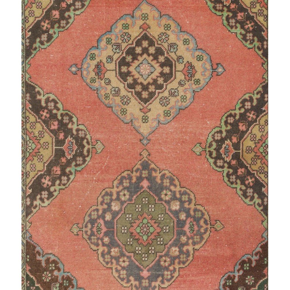 Unique Handmade Hallway Runner. Kitchen Rug. Vintage Corridor Rug. Stair Rug. 100% Wool