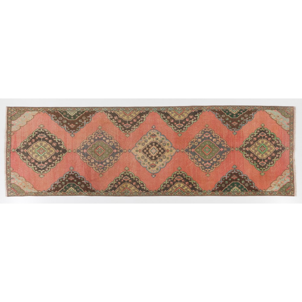 Unique Handmade Hallway Runner. Kitchen Rug. Vintage Corridor Rug. Stair Rug. 100% Wool