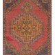 Vintage Hand Knotted Turkish Area Rug, Authentic 1950s Floor Covering, Carpet