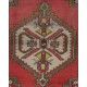 Vintage Traditional Anatolian Accent Rug with Pleasing Colors, circa 1950, Hand-Knotted Village Wool Carpet