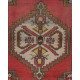 One-of-a-Kind Vintage Traditional Central Anatolian Accent Rug with Pleasing Colors, circa 1950, Hand-Knotted Village Wool Carpet