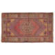 Vintage Turkish Village Rug, Unique Hand Knotted Wool Carpet