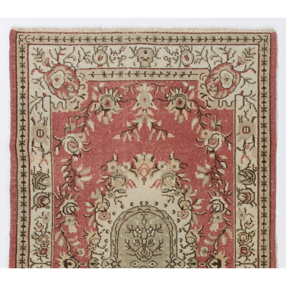 Vintage Anatolian Village Rug, Traditional Wool Oriental Rug