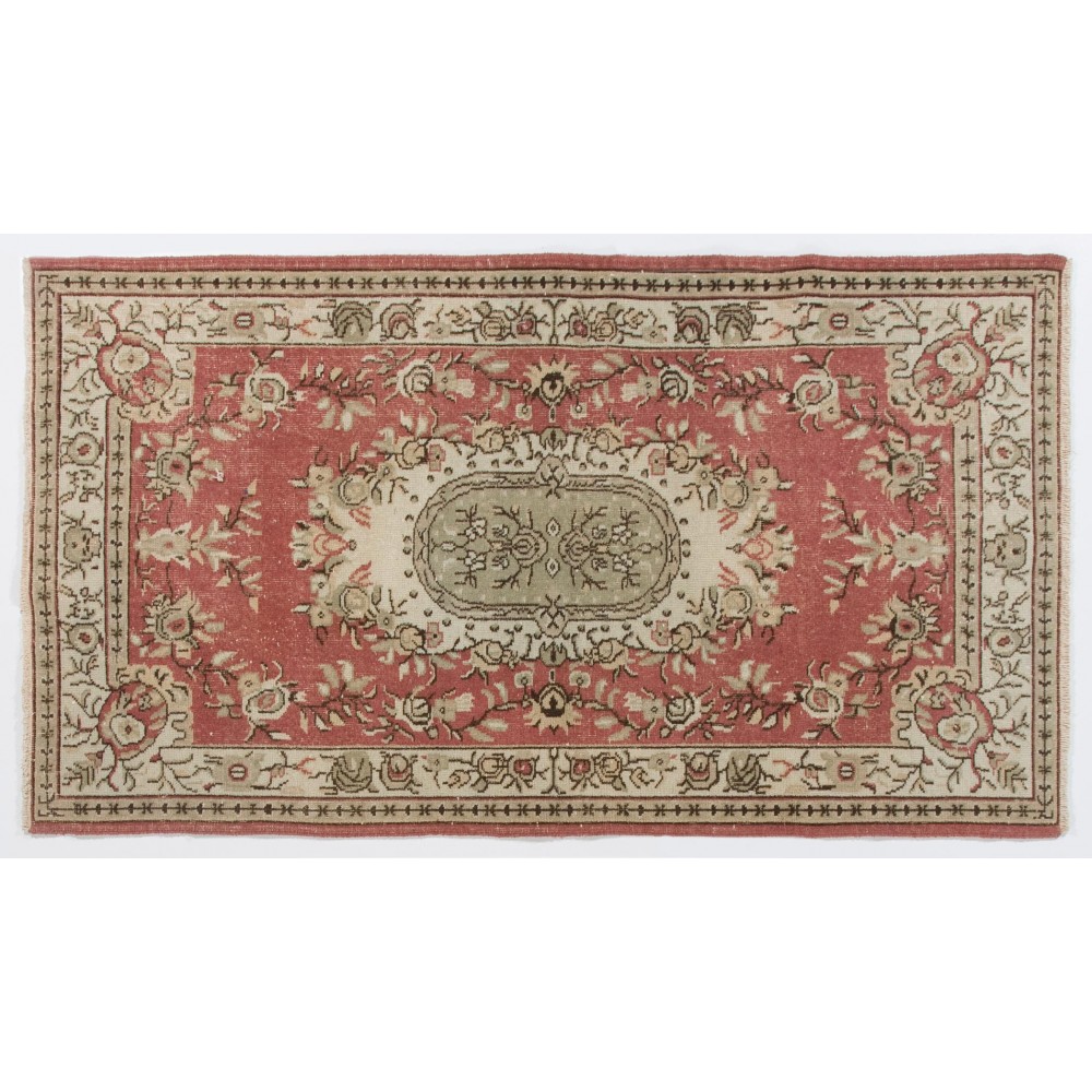 Vintage Anatolian Village Rug, Traditional Wool Oriental Rug